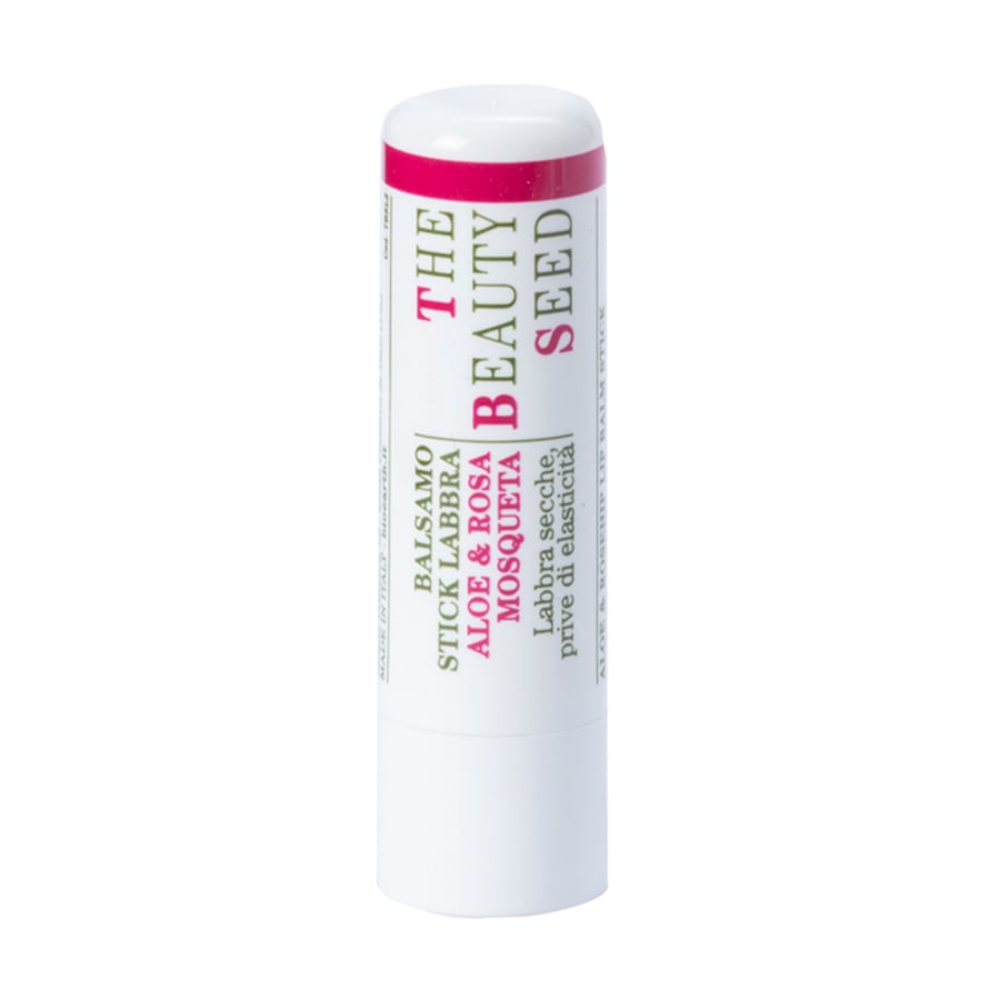 Уцінка! Бальзам для губ Bioearth The Beauty Seed Lip Balm Алое та троянда москета, 5.5 мл